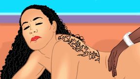 bang bus animated parody king nasir s bbc vs big booty puerto rican queen roguexxx