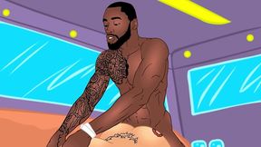 bang bus animated parody king nasir s bbc vs big booty puerto rican queen roguexxx