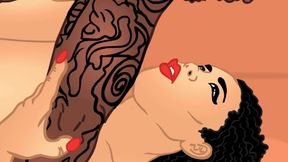 bang bus animated parody king nasir s bbc vs big booty puerto rican queen roguexxx