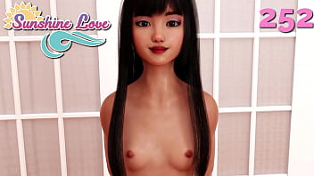 SUNSHINE LOVE #252 &bull_ Her cute tits drive him wild with desire