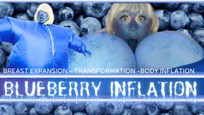 Blueberry Bubblegum Body Inflation Cosplay