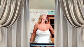 Fun Flirting with Naked Boobs