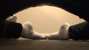Masturbating with Remote Vibe and Cumming Handsfree Over and Over in Blue Skinny Jeans & Pink Panties, Desperately Pants Pee During Final Orgasm