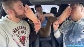 Hot Jock Loborud Pays His Ride By Receiving Foot Worship