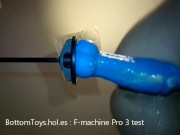FUCK MACHINE PRO 3 : Je me fait defoncer et ca coule de l'anus (Bottomtoys)