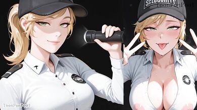 Big Tits Vanessa hentai from FNAF hentai by ToonFunPool