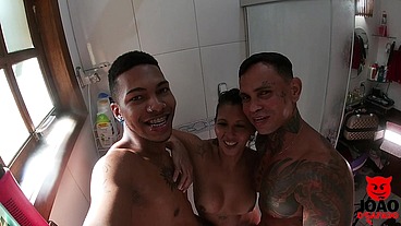 Gozando no cu e na buceta da Coroa Gostosa * Suzy Anderson * Jhonny Gab * Joao O Safado