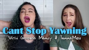 Can't Stop Yawning - Goddess Marcy & TerraMizu - HD 720 MP4