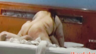 My husband loves how his big tit friend fucks me while he jerks off