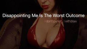 Disappointing Me Is The Worst Outcome