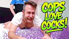 Scott DeMarco&rsquo_s Gay Porn Patrol: Rugged Joel Takes Cop&rsquo_s Deep Anal Thrust