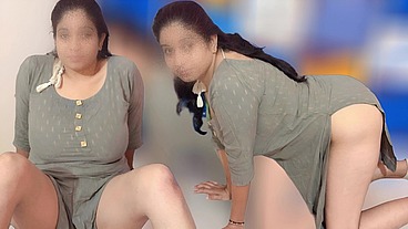Landlord Pretty Huge Boobs Girl Big Ass got fucked by Tenant Boy