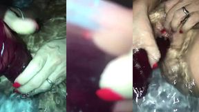 mia moglie si masturba nella vasca da bagnomia moglie, calda e vogliosa si fa ...