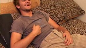 Look for Zach Peters on public transportation, because this boy beats off anywhere. Planes, trains, and even the backseats of cars, Zach tugs it whenever and wherever the mood strikes. He gets naked and strokes like he's home alone.