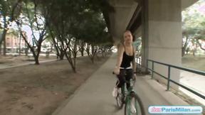 ”Big Breasted solo teen riding”