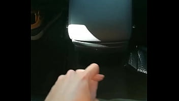 Dildoing my ass in the car