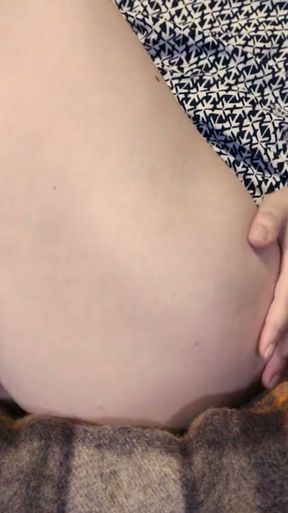 Intense and fast orgasm at grandma's house   Clip 1