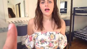 Teen stepsis Selina Bentz stole bros credit card but he caught her