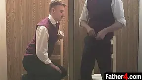 Catholic Boy Convinces His Best Friend To Play In The Confession Booth 6 Min