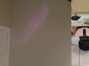Vidya Rides Slave's face Strap On Double Sided dildo Juicy Squirting POV