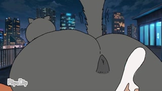 Naughty FURRY KITTEN GIVING THE PUSSY ANIMATION