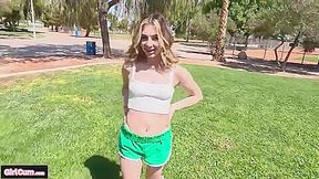 Park Workout - 12 Orgasms - Demi Hawks