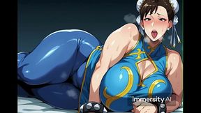 Chunli la puerca cumple fantas&iacute_a sexual