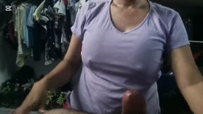The neighbor asks me for semen