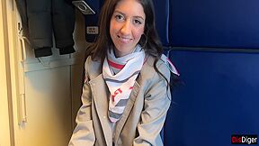 Train Conductor Caught Passenger Jerking Off, But Wasnt Confused And Jumped On His Cock 30 Min