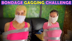 Khloe and Yurca’s Ultimate Bondage Gagging Challenge – Duct Tape, OTM & OTN Gags, and Restraint Play with Mary