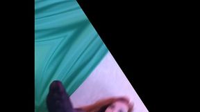 Massaging nylon feet and pussy&#x270C; (JOI)
