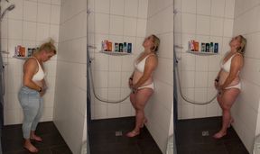 Selbstbefriedigung unter der Dusche masturbieren mit duschbrause multiple orgasmen ich komme zweimal