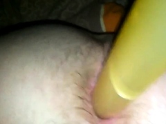 Long Toy Deep Anal Gaping Close Up