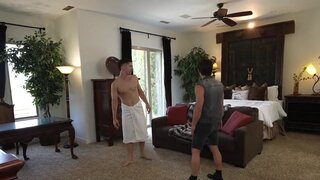 Eddie Patrick going deep and raw inside of Seth Peterson