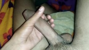 A Indian Boy Handjob in Room and Cumshot