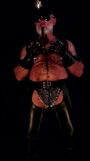 Leather Chaps, Spikes and Pipe