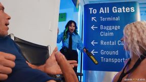 Airport Security Leaves No Cock Unsucked Airport Security Leaves No Cock Unsucked  Brazzers