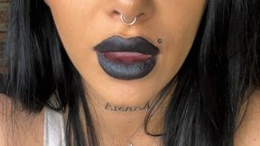 Black magical lips