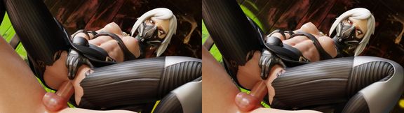 Hush Masturbating While Anal Riding Through Ripped Pants