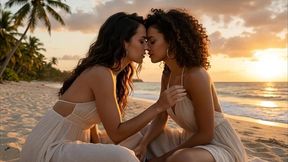 beautiful women go on vacation to the beach and end up fucking with a stranger without mercy - porn in spanish - audio in spanish - ai porn