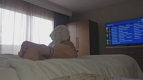 Naked Ass and foot worship while I watch TV