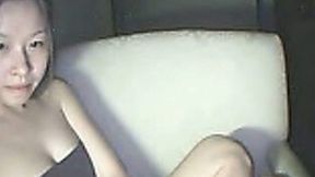 Taiwanese pale skin teen shows me her tits and pussy