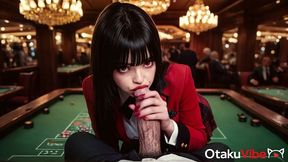 the crazy passion of yumeko jabami is unstoppable when the entire casino starts fucking her [ai]