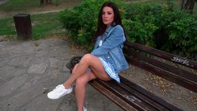 Quick Park Blowjob with Cum in Mouth