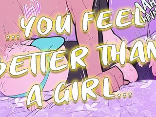 Convincing your "Str8" Ally to F*ck u whilst Crossdressing~ [Femboy? Listener] [Blowing Me]