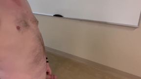 Walking Naked In University Classroom And Biology And Cum On Desk - L A B