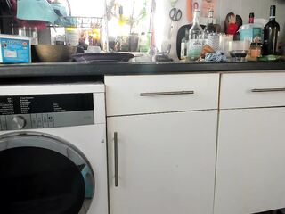 exposed in the kitchen