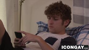 Sucking my cute step brothers dick and licking his balls