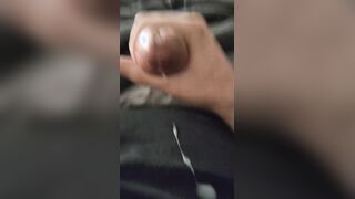 Shooting Phat Straps of Jizm on my Tummy