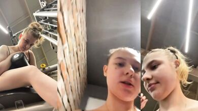 Crazy gym fuck with big tits and anal
